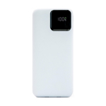 Batterie externe rectangulaire portable BrandCharger 10.000 mAh couleur blanc première vue