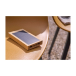 Batterie externe solaire en bambou avec indicateur lumineux 10.000 mAh septième vue