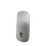 Enceinte sans fil 3 en 1 avec lumière et thérapie du sommeil couleur blanc avec zone d'impression