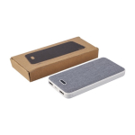 Batterie externe rectangulaire en plastique recyclé et RPET 10.000 mAh cinquième vue