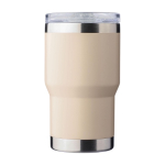 Gobelet en acier inoxydable recyclé avec revêtement céramique 350ml couleur beige première vue