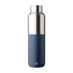 Gourde en acier inoxydable recyclé avec bouchon argenté 600ml deuxième vue