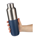 Gourde en acier inoxydable recyclé avec bouchon argenté 600ml quatrième vue