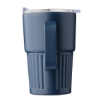 Tasse à emporter en acier inoxydable recyclé avec anse 450ml troisième vue