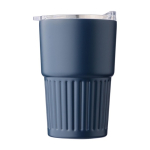 Tasse à emporter en acier inoxydable recyclé avec anse 450ml quatrième vue