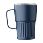 Tasse à emporter en acier inoxydable recyclé avec anse 450ml cinquième vue