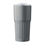 Gobelet en acier inoxydable recyclé avec fermeture coulissante 500ml couleur gris première vue