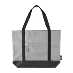 Sac d’épaule résistant à l’eau avec compartiment frontal couleur gris première vue