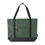 Sac d’épaule résistant à l’eau avec compartiment frontal couleur vert première vue