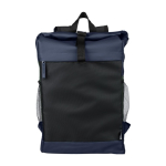 Sac à dos enroulable pour ordinateur portable 15'' imperméable couleur bleu première vue
