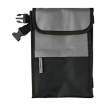 Sac isotherme en polyester et PU imperméable avec 3 compartiments couleur gris première vue