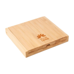 Set de 4 couverts à fromage en acier inoxydable avec manches en bois deuxième vue