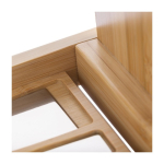 Set de 4 couverts à fromage en acier inoxydable avec manches en bois septième vue