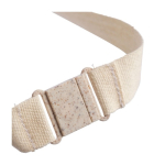 Médaille en bois avec cordon en coton et boucle de sécurité sixième vue