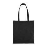 Sac en tissu non tissé recyclé avec anses thermosoudées 80 g/m² couleur noir première vue