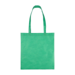 Sac en tissu non tissé recyclé avec anses thermosoudées 80 g/m² couleur vert première vue