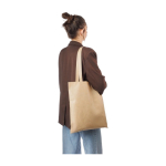 Sac en tissu non tissé recyclé avec anses thermosoudées 80 g/m² troisième vue