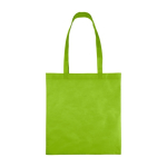 Sac en tissu non tissé recyclé en plusieurs couleurs 80 g/m² couleur vert clair première vue
