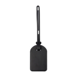 Étiquette de bagage avec tracker Apple FindMy personnalisable couleur noir première vue