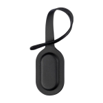 Tracker en PU pour bagages avec Apple FindMy personnalisable couleur noir première vue