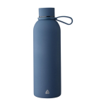 Gourde en acier inoxydable recyclé avec revêtement caoutchouc 500ml quatrième vue