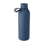 Gourde en inox recyclé avec finition gomme et dragonne 500 ml première vue