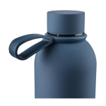 Gourde en inox recyclé avec finition gomme et dragonne 500 ml dixième vue