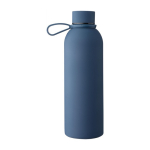 Gourde en inox recyclé avec finition gomme et dragonne 500 ml troisième vue