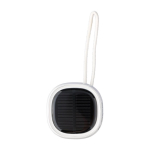 Enceinte sans fil avec tissu RPET et cordon 3W couleur blanc première vue