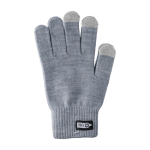 Gants d’hiver RPET avec 3 doigts compatibles écrans tactiles couleur gris première vue