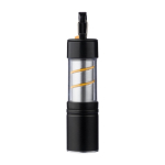 Lampe de poche COB en aluminium, 3 fonctions de lumière et mousqueton troisième vue