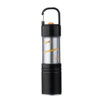 Lampe de poche COB en aluminium, 3 fonctions de lumière et mousqueton quatrième vue