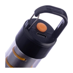 Lampe de poche COB en aluminium, 3 fonctions de lumière et mousqueton huitième vue
