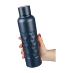 Gourde en acier inoxydable avec texture géométrique 800ml troisième vue