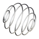 Shaker en acier inox recyclé avec boule mélangeuse métallique 750ml cinquième vue