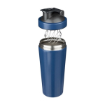 Shaker en acier inox recyclé avec boule mélangeuse métallique 750ml sixième vue