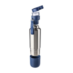 Gourde en acier inoxydable avec poignée et verre intégré 500ml troisième vue