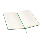 Carnet en feutre recyclé avec fermeture élastique feuilles lignées A5 troisième vue