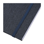 Carnet RPET avec spirale en carton blanc feuilles lignées A5 onzième vue