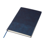 Carnet avec effet velours sur la couverture feuilles lignées A5 première vue