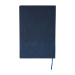 Carnet avec effet velours sur la couverture feuilles lignées A5 troisième vue