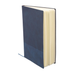 Carnet avec effet velours sur la couverture feuilles lignées A5 cinquième vue