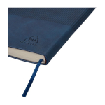 Carnet avec effet velours sur la couverture feuilles lignées A5 sixième vue