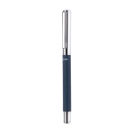 Stylo roller en laiton et RPET personnalisable encre bleue première vue
