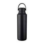 Bouteille en acier inoxydable avec double type de bouchon 500ml couleur noir première vue