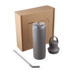 Bouteille en acier inoxydable avec double type de bouchon 500ml douxième vue