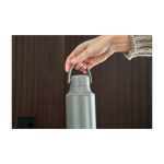 Bouteille en acier inoxydable avec double type de bouchon 500ml