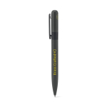 Stylo en métal recyclé avec clip et design rond, encre noire couleur titan Image avec logo 3