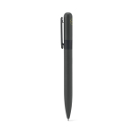 Stylo en métal recyclé avec clip et design rond, encre noire couleur titan deuxième vue
