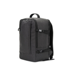 Sac à dos en polyester recyclé aux dimensions pour avion 14” couleur gris foncé sixième vue